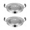 2Stk Multifunktionale Aluminium Silber Für Camping Und Bbq 6
