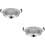 2Stk Multifunktionale Aluminium Silber Für Camping Und Bbq 7