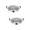 2Stk Multifunktionale Aluminium Silber Für Camping Und Bbq 8