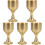 5Pièces Verres Rétro En Délicats Décoratifs 4