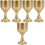 5Pièces Verres Rétro En Délicats Décoratifs 5