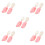 5Ensembles Ensemble Fourchette Bébé Silicone Rose Durable 8