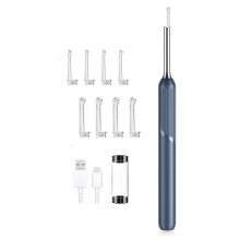 Ear Cleaner with Camera, High-speed Operation & Wide Range of Uses, for Convenient and Effective Ear Care (Blue)
