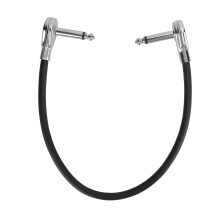 Guitar Patch Cable Featuring Right Angle Connectors And Oxygen Free Copper For Clear Signal Path, Built-In Strain Relief And Durable PVC Jacket