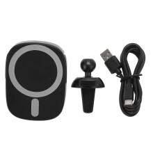 Magnetic Wireless Charger, Stable Vent Mount Easy Installation for iPhone12/13Series and Other Wireless Charging Devices, Fast Magnetic Charging