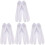 4Pairs White Tabi Socks Men Two-Toed Soft Breathable Athletic Socks 3