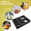 Support 8Trous En Mousse Noir Pour Porte- Boissons À 9
