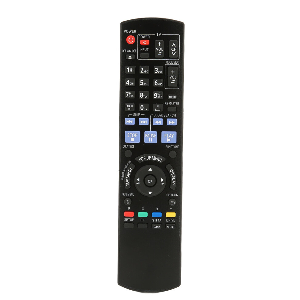 Compatible Replacement Remote Control For Panasonic Blu-Ray Players, Dmp Bd80, Dmp Bd60, Dmp Bd601, Pre-Programmed For Seamless Operation 9479868268135