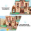 2Pièces Puzzle En Bois 3D Éducatif Maison Jouet 10