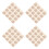 400Stk Handmade Tags Baumwolle Beige Für Textil Deko Kleidung 8