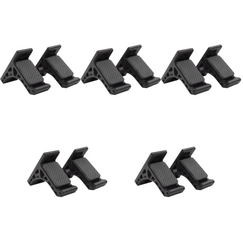 5Pairs Sturdy Black Bow Holder Wall Adhesive Bow Storage Display Stand 1