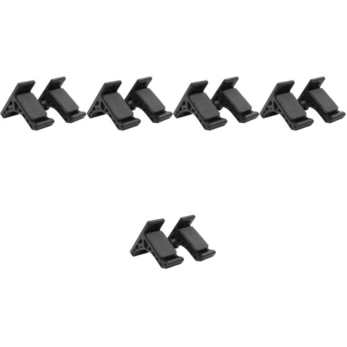 5Pairs Sturdy Black Bow Holder Wall Adhesive Bow Storage Display Stand 2