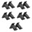 5Pairs Sturdy Black Bow Holder Wall Adhesive Bow Storage Display Stand 6