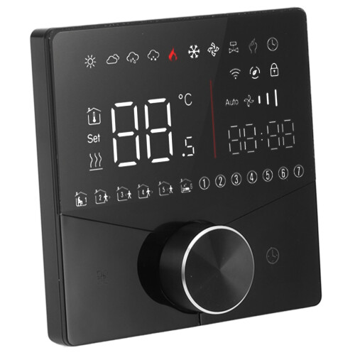 Energy Saving Mode Smart Thermostat Programmable Touchscreen LCD Display Underfloor Heating Thermostat App Controlled Accurate Temperature Control 1