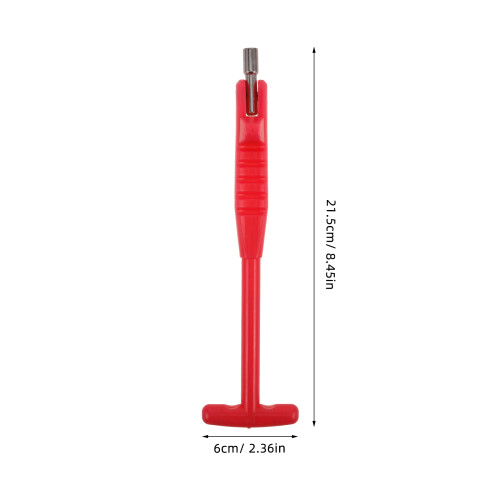 Red Nylon Car Tire Valve Stem Puller and Core Removal Repair Tool 2