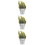 3Pcs Artificial Yellow Bonsai Plastic Potted Plants for Table Decor 9