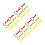 24Pcs Baby Pull Up Rings Assorted Color Plastic for Home Use Stand Aid 7