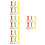 24Pcs Baby Pull Up Rings Assorted Color Plastic for Home Use Stand Aid 8