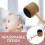 4Pcs Bamboo Shower Ladles Multi Color Bath Cups for Home Use 6