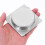 2Pcs Silver Metal Door Handle Minimalist Cupboard Pull for Home Use 4
