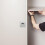 2Pcs Silver Metal Door Handle Minimalist Cupboard Pull for Home Use 5