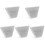 5Pcs Highway Reflective Marker White Pc Iron Driveway Road Delineators 4