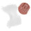 Security Loop Plastic Tag Loops Transparent Craft Use 5000pcs 9