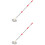 2Ensembles Accessoire Manche Balai Rotatif Bleu Compatible Sols 6