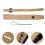 2Pièces Guitare Cuir Réglable Pratique Durable 11