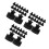 60Pcs Sports Pullup Bottle Caps Black Pe Leakproof Replacement Lids 7