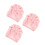 3Pièces Bonnets - Bébé Roses À Fleurs En Polyester 7