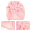 3Pièces Bonnets - Bébé Roses À Fleurs En Polyester 9