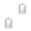 2Pièces Vin Mini Argenté Acier Inoxydable Strass 4