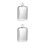 2Pièces Vin Mini Argenté Acier Inoxydable Strass 5