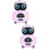 12 Pcs Imitated Monkey Model Toy Long-Tailed Monkey Model Plaything 7