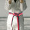 Karate Training Equipment Long Strip Support Black 1pcs 4