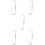 5Pcs Metal Meat Hooks with Rotating Ring Silver Hooks for Meat Hanging 9