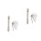 2Pièces Outils Perçage Double Tête Acier Durable Petit Format Mobilité 5