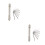 2Pièces Outils Perçage Double Tête Acier Durable Petit Format Mobilité 7