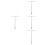 4Pcs Portable Silver T-Handle Socket Wrench Multipurpose Repair Tool 8