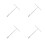 4Pcs Portable Silver T-Handle Socket Wrench Multipurpose Repair Tool 9