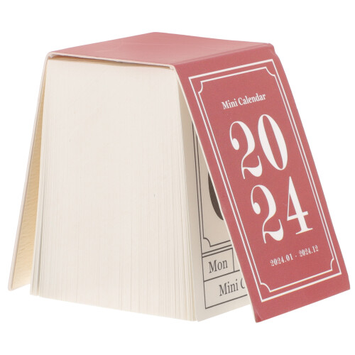 3Pcs Small Calendar 2024 Creative Desk Organizer 1