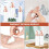 5Pcs Pet Foaming Soap Container Lightweight Travel Shampoo Dispenser 5