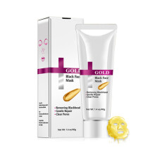 Gold Foil Peel Off Mask, Tightens Skin Hydrates Skin Blackhead Remover Pore Minimizing Anti Wrinkle For Radiant Glowing Skin