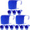 12Pcs Blue Plastic Beverage Holders Multipurpose Pool Side Drink Rack 3