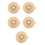 5Pcs Lightweight Khaki Convex Ring Seal for Bags 7