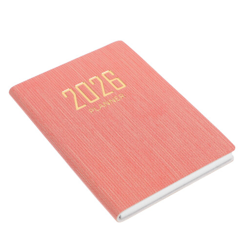 5Pcs Planner 2026 PU Small Planner for Home Use 2