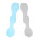2pcs Purple Silicone Spoons For Infants Feeding And Learning 9