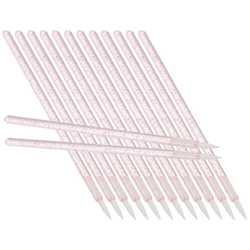 2Pcs Lightweight Pink Nylon Disposable Eyeliner Lip Shadow Brushes 1