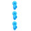 3Pcs Bathroom Suction Shower Head Bracket Blue No Drill Needed 7